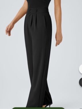 Hilara high waisted  black work pants